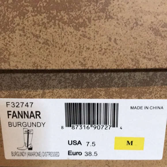 Born Fannar Burgundy Distressed - Picture 6 of 6